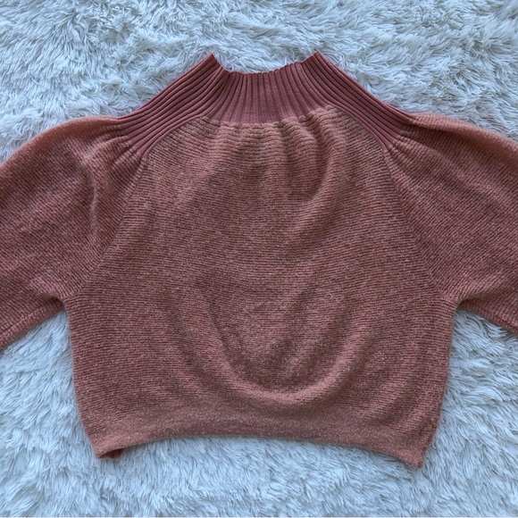FREE PEOPLE • Elderflower Sweater Wool/Alpaca in Peach Size Large - Picture 15 of 15